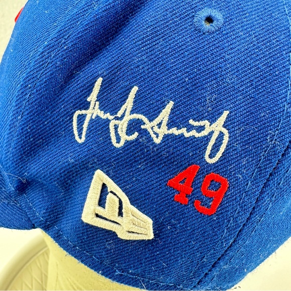 Chicago Cubs New Era 59Fifty Pro Fitted 7 1/8 Hat Cap Jake Arrieta World Series - Picture 7 of 16